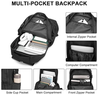 Sac à dos de sport d'extérieur léger pour hommes, sac de sport imperméable avec fonction de charge USB, sac de voyage avec compartiment à chaussures