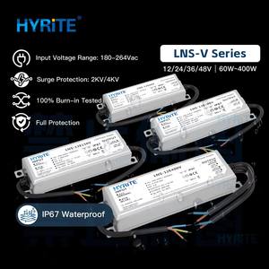 IP67 Waterproof Aluminum Case Flood Light Parallel Connection Switching Power Supply 60W-400W 12V-48V Compact Size <b>LED</b> <b>Driver</b> - Product Image 1