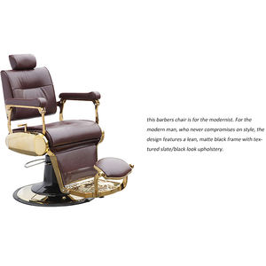 Salon de coiffure équipement de salon de coiffure chaises de cheveux de coupe antique chaises de rasage rétro - Product Image 4