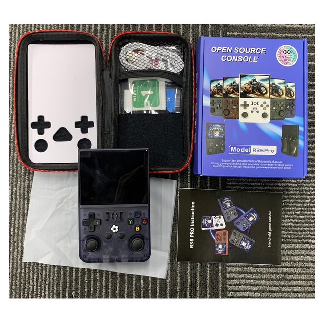 2025 Air Version R36 Pro Retro Mini Portable Video Handheld Game Players Retro Game Console with Built in Games 18000+ Classic