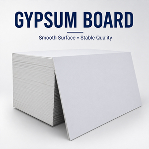 Panel de yeso ignífugo de 16 mm de espesor a <span class=keywords><strong>precio</strong></span> de fábrica al por mayor para material de construcción de oficinas comerciales, placa de yeso. - Product Image 2