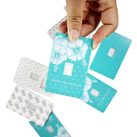 Boîte de présentation rectangulaire en plastique pour carte, avec logo coloré imprimé en usine, pour rapport, diamants, emballage de carte