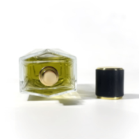 Flacon de parfum rectangulaire en verre transparent de haute qualité 100 ml, vaporisateur fin pour huiles essentielles, flacon cosmétique vide