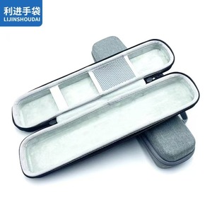 EVA Hair Straightener Storage Bag With 2-3 Compartments Protection Travel Case For Hair Clipper And <b>Curling</b> Iron Gray Blue Black - Product Image 1