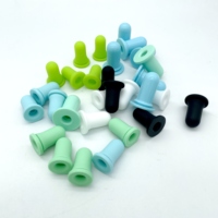Diamètre 18 20 22 24 26 mm Capuchons de tête en caoutchouc Ampoules en caoutchouc de silicone pour compte-gouttes en plastique