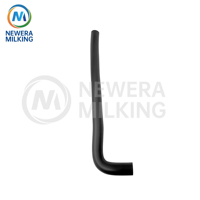 96745802 NEM Milk T. Pre B.RUBB20,5/35-500BfR Tubo de Goma en Forma de L para Leche MM15, Tubo de Goma de Alta Calidad para Leche, Piezas de Ordeño para Granja