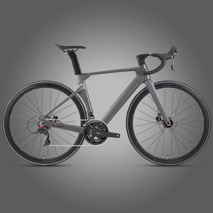Bicicleta de Carretera de Fibra de Carbono Aero 700C, 24 Velocidades, Frenos de Disco Hidráulicos, Manillar Integrado, Eje Pasante, 9.3kg - Product Image 2