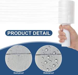 Rollo de Film Estirable Ecológico, Reciclable y Desechable, con Asa, Grueso, de Alta Resistencia Industrial, Autoadhesivo - Product Image 2