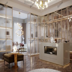 Kebao Boloni <span class=keywords><strong>Armadio</strong></span> su Misura in Stile Francese Moderno, Design a Isola in Legno Massello per Camera da Letto - Product Image 1