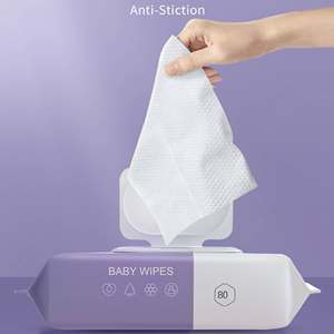 Lingettes multi-usages hypoallergéniques pour bébés, produit sans goût, lingettes chaudes pour nouveau-né, professionnelles, pièces - Product Image 4