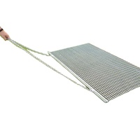 Tapis de dragage en acier maillé 1x1 pouce du fournisseur chinois pour l'entretien des terrains gazonnés, soudé et découpé, disponible en dimensions 36x36, 48x60, 72x72, 72x36, 36x60