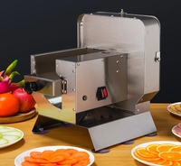 Vente directe d'usine fruits banane trancheuse pomme de terre en acier inoxydable trancheuse électrique