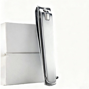 Cross-border adult large angled <b>nail</b> clippers, stainless steel single <b>nail</b> clippers, portable and sharp <b>nail</b> trimmer for home - Product Image 5