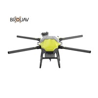 BROUAV OEM Cadre de drone agricole tricopter personnalisé, composants essentiels pour pulvérisateur à pompe, garantie de 3 mois