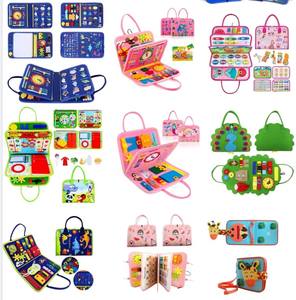 モンテッソーリおもちゃ幼児おもちゃカスタマイズリソース教育早期教育モンテッソーリおもちゃフェルト忙しいボード - Product Image 4