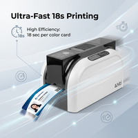 Meilleur rapport qualité-prix Imprimante de cartes PVC professionnelle HiTi CS-270e 300x600dpi avec Ethernet pour les petites et moyennes entreprises en stock