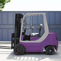 Penjualan Langsung Pabrik Forklift 4wd Segala Medan 2.5Ton 3Ton 4Ton Mini Forklift Listrik dengan Warna yang Dapat Disesuaikan