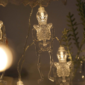Luces Decorativas de Cadena para Halloween, Luces LED de Cadena que Funcionan con Pilas, Luces LED de Fantasma para Halloween - Product Image 5
