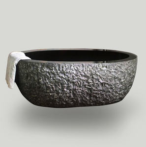 Baignoire autoportante moderne en pierre naturelle solide pour villas, hôtels et salles de bain de stations balnéaires, support OEM - Product Image 1