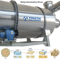 Équipement de traitement de l'orge de type tambour, machine à germer le blé, système de germination de l'orge pour les entreprises de germination