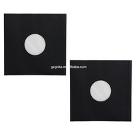 Fundas Interiores de Papel para Discos de Vinilo, Color Negro, Paquete de 20, Éxito de Ventas de Fábrica