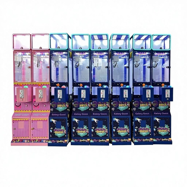 High Quality Mega Mini Claw Crane Arcade Machine Coin-Operated Games with English Metal Construction