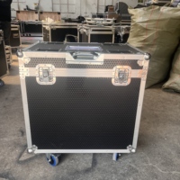 Flight case en aluminium sur mesure pour projecteur LED RGBW Zoom Wash Moving Head 19x15W, et pour projecteurs LED Disco Par en aluminium pour équipement de scène