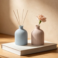 Diffuseur d'arômes en céramique écologique de luxe YBH, bouteille personnalisée 100ml 120ml 150ml 200ml, vide, pour diffuseur à bâtonnets, décoration intérieure