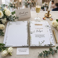 Offre Spéciale Stock Existant : Organiseur et Planificateur de Mariage Format A4 à Spirale avec 5 Intercalaires