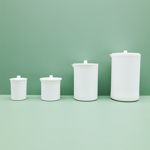 Huida PTFE Beaker With Lid 250Ml Lab Grade High Temperature Resistant Acid <b>Alkali</b> Proof - Product Image 2