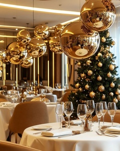 Decoración para Eventos de <span class=keywords><strong>Boda</strong></span>, Globo Gigante de PVC con Espejo Dorado, Arco Inflable, Globo Transparente de 1m, Brillante, para Discoteca - Product Image 3