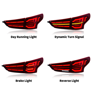 Feu arrière à LED pour Nissan <span class=keywords><strong>Qashqai</strong></span> J10 J11 <span class=keywords><strong>J12</strong></span> 2016-2022 avec animation DRL, clignotant et feu stop arrière – Ensemble complet - Product Image 4