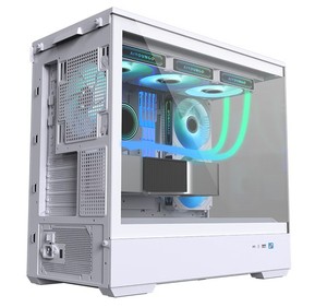Boîtier PC Gaming <span class=keywords><strong>Aigo</strong></span>-Xingcan-Lan MATX avec support de refroidissement liquide 360 mm et vue panoramique à 270 degrés - Product Image 6