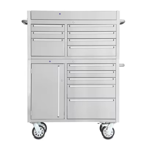 Tùy chỉnh 430 thép không gỉ công cụ ngực thép cán nguội công cụ ngực với 12 ngăn kéo hộp công cụ di động phần cứng cửa hàng tủ - Product Image 1