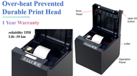 Großhandel 58mm 2-in-1 70mm/s USB-Anschluss Optionaler Thermodrucker für Quittungen/Etiketten für Supermärkte und Einzelhandel auf Lager