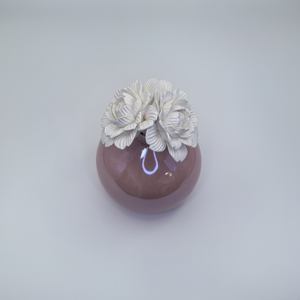 Diffusore floreale in ceramica bottiglia di olio <span class=keywords><strong>essenziale</strong></span> solido deodorante ROHS certificata decorazione di fragranze per la <span class=keywords><strong>casa</strong></span> per auto da ufficio - Product Image 1