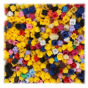 Juego de 500 Bloques de Construcción DIY para Niños, Bloques de Plástico Educativos Coloridos con Ladrillos de Rompecabezas de Pixel Art - Product Image 1