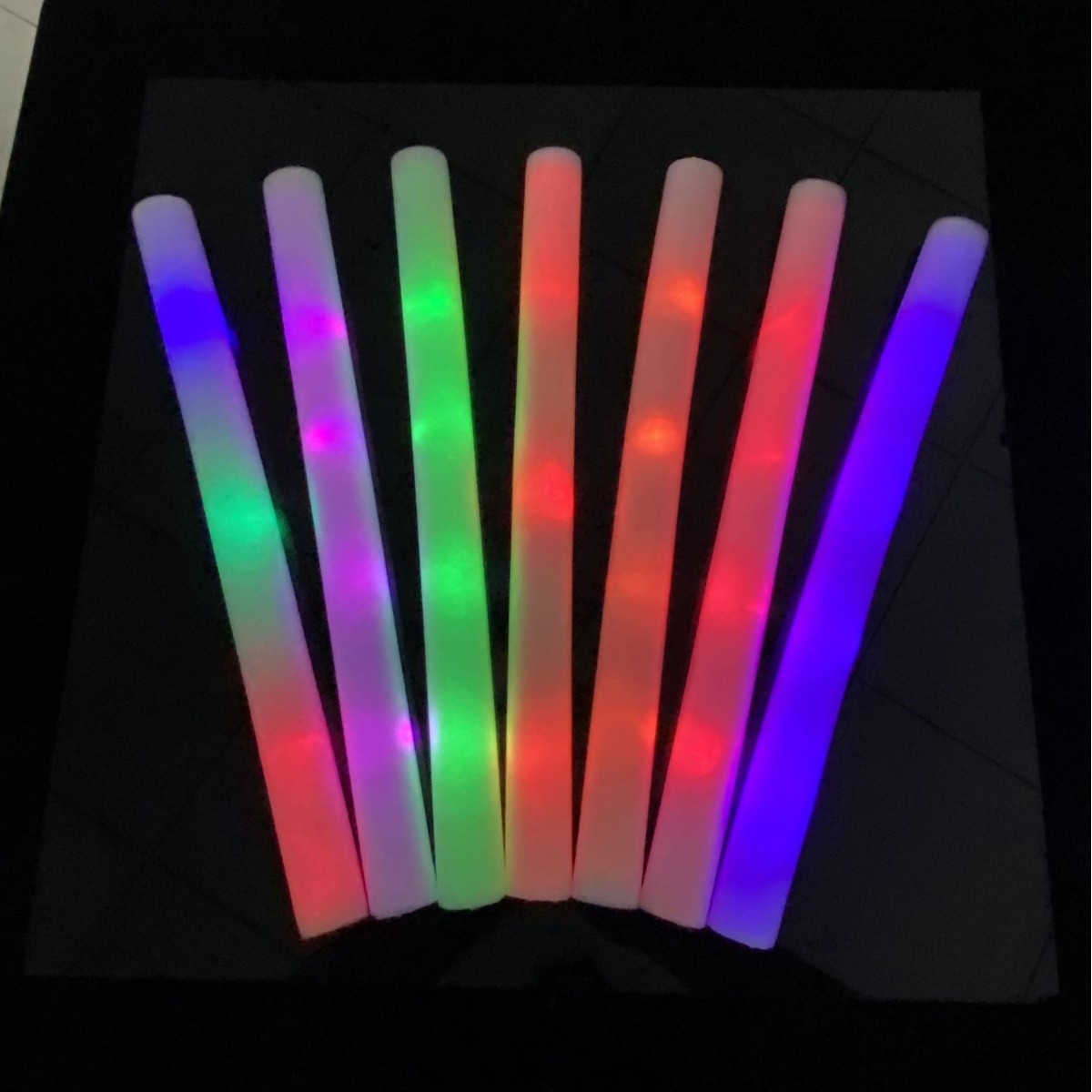 Colorful Custom Light Rods, LED Light Rods, Plastic Music Concerts, Seven-color Lighting, Suitable for Weddings and Christmas