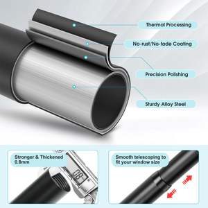 סוגר הטוב ביותר תומך בסגנון אירופאי מסילות עיצוב פנים עמודי אביזרים וילון - Product Image 3