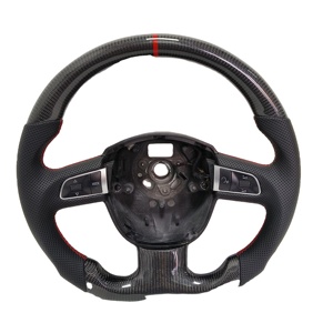 Volante de Fibra de Carbono Cosido en Gamuza para <span class=keywords><strong>Audi</strong></span> A6 <span class=keywords><strong>S6</strong></span> RS6 B7 - Product Image 5
