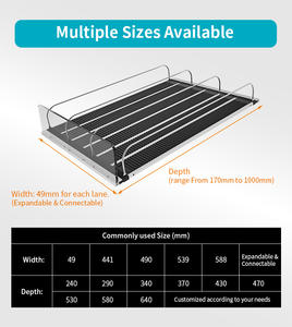 Bottiglia di plastica a gravità porta rullini per bevande - Product Image 6