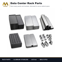Pièces de tôlerie sur mesure en aluminium, pliées et soudées, composants de précision pour boîtiers de distribution d'alimentation PDU, tolérance de précision