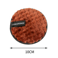 Coussinets démaquillants réutilisables en microfibre douce, lavables, en tissu rond, offre spéciale en Europe