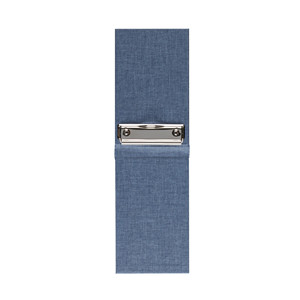 Porta carte di credito, porta banconote, supporto da parete in tessuto testurizzato blu per uso domestico e in ufficio - Product Image 2