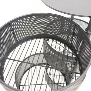 Cesta giratoria de almacenamiento de juguetes, estante para aperitivos, armario de almacenamiento con casillero para sala de estar, soportes y estantes de almacenamiento modernos - Product Image 6