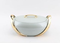 Ensemble chauffe-plats de luxe en acier inoxydable de haute qualité, isolé, pour buffet traiteur, lot de 3, usage quotidien