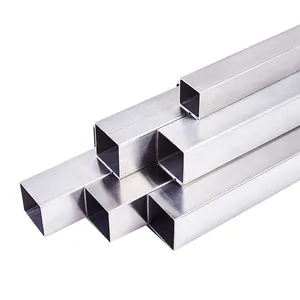 Vinmay Hotsales ASTM A554 Grade 201304 316L 430 Brush Finish Stainless Steel Square Tube for Furniture Stainless Steel Pipe