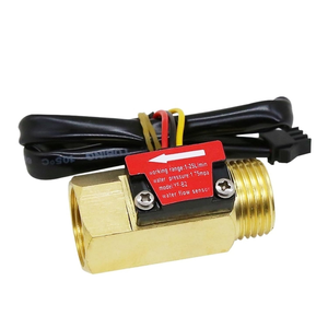 새로운 오리지널 YF-B1 YF-B2 YF-B3 수나사 물 흐름 센서 BSP G1/<span class=keywords><strong>2</strong></span> "유량 센서 재고 - Product Image 3