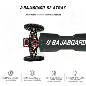 Trottinette électrique BAJABOARD Atrax PRO, autonomie de 70 km, 4 roues motrices, vitesse de 70 km/h, suspension bionique <span class=keywords><strong>Spider</strong></span> Arm, capacité de 150 kg, étanche, ultime - Product Image 2