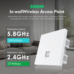 12W ngoài trời tầm xa không dây toàn bộ nhà <span class=keywords><strong>Wifi</strong></span> 6 Bảng điều khiển thương mại tốc độ cao 3000Mbps điện thoại di động Booster wifi6 AP Bảng điều chỉnh - Product Image 3